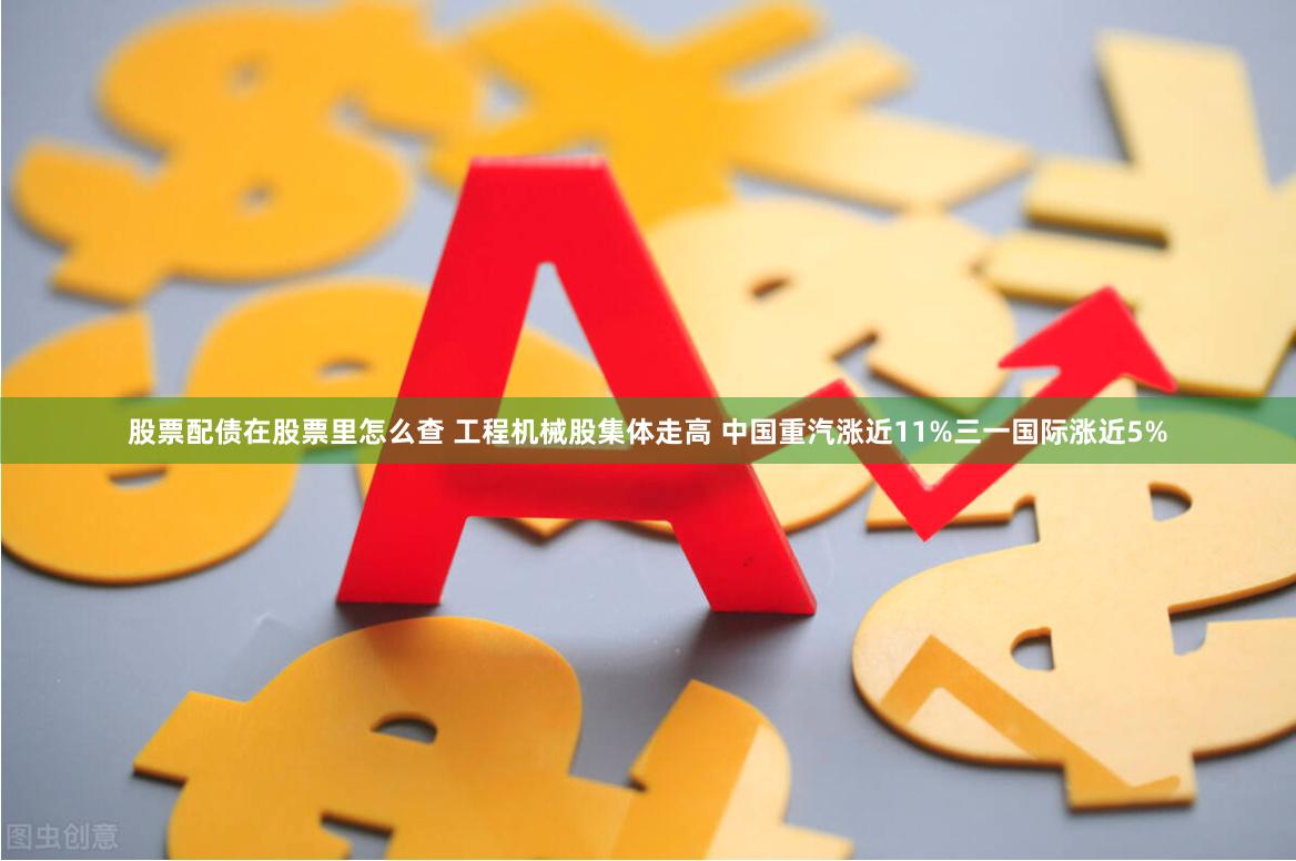 股票配债在股票里怎么查 工程机械股集体走高 中国重汽涨近11%三一国际涨近5%