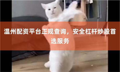 温州配资平台正规查询，安全杠杆炒股首选服务